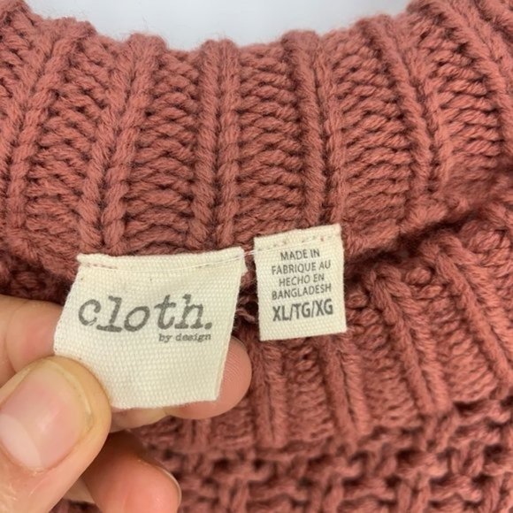 Cloth by Design Novelty Stitch Crewneck Sweater XL - Picture 4 of 7